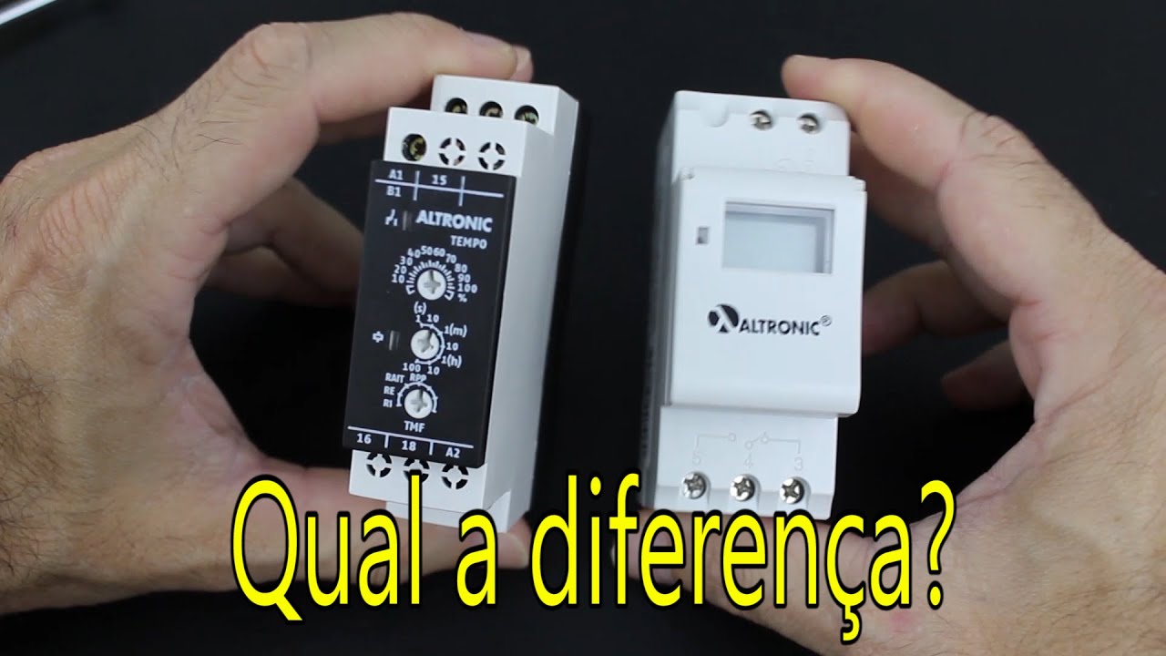 Qual a diferença de TIMMER e TEMPORIZADOR
