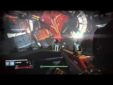 Destiny: The Taken King - Cayde's Stash: Echo of Oryx Bossfight (Devil's Spire) Hammer of Sol Action