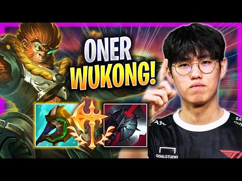 ONER IS SO GOOD WITH WUKONG! - T1 Oner Plays Wukong JUNGLE vs Ivern! | Bootcamp 2023