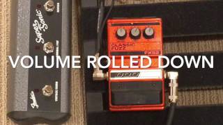Video thumbnail for DOD FX52 Classic Fuzz pedal by DeuceII