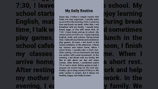 Download lagu My Daily Routine ⏰ | Easy English Reading mp3