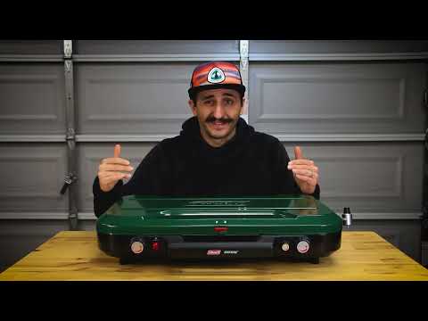 Coleman Gas Camping Stove | Classic Propane Stove, 2 Burner, 4.1 x 21.9 x 13.7 Inches video review thumbnail
