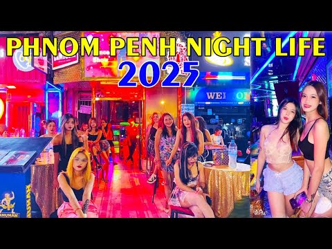 Walking Street 136 at Night – The Real Phnom Penh Vibes Bars, Lights & Life in Cambodia