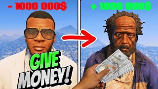 GTA 5 online share money with friends (Transfer Money Trick!)