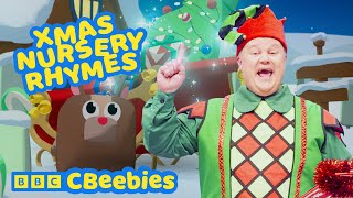 Christmas Nursery Rhymes with Mr Tumble and Andy! | CBeebies House | CBeebies