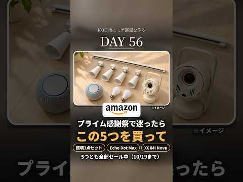 プライム感謝祭で迷ったら、照明3点とEcho・Novaの5つを選ぶ