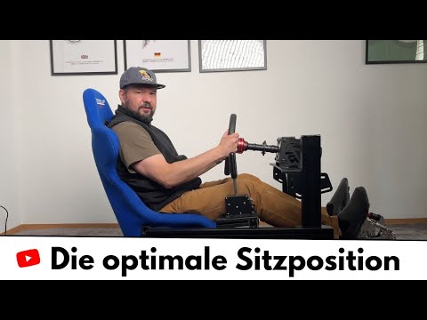 Finding and adjusting the optimal seating position in SimRacing