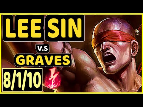 MOWGLI (LEE SIN) vs GRAVES - 8/1/10 KDA JUNGLE CHALLENGER GAMEPLAY - EUW