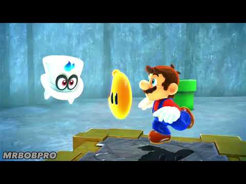 Super Mario Odyssey walkthrough pt8, snow kingdom pt1 (full game, no commentary)