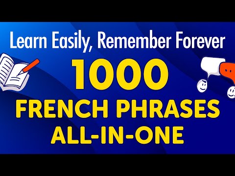 1000 French Phrases All-in-One – Learn Easily, Remember Forever