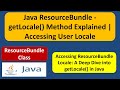 Java ResourceBundle GetLocale Method Explained Accessing User Locale ResourceBundle Class