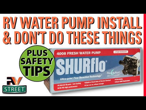 RV SHURflo Water Pump Replacement & Important Tips