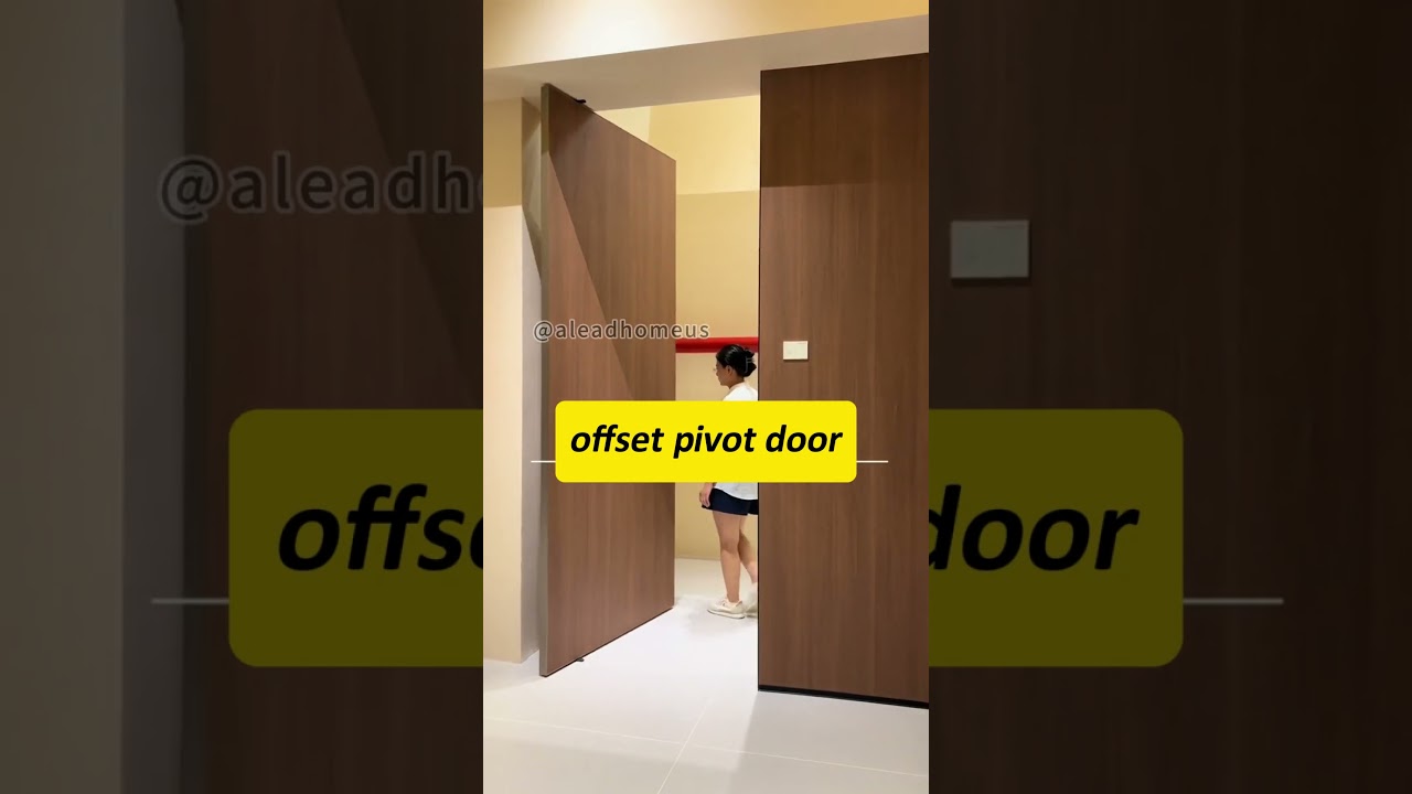 Offset pivot door #hinge #hinges #hardware #kitchencabinet #kitchencabinets #cabinetmaker #kitchen