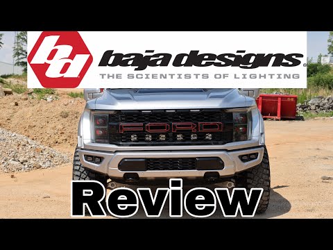 Baja Designs Gen 3 Ford Raptor LED Squadron Sport Behind Grille Lights Review
