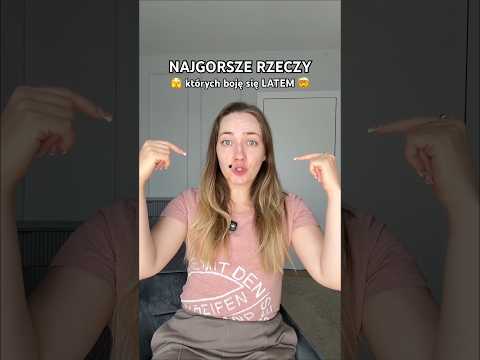 NAJGORSZE RZECZY, których boję się LATEM ☀️🫣 #storytime#lato#wakacje
