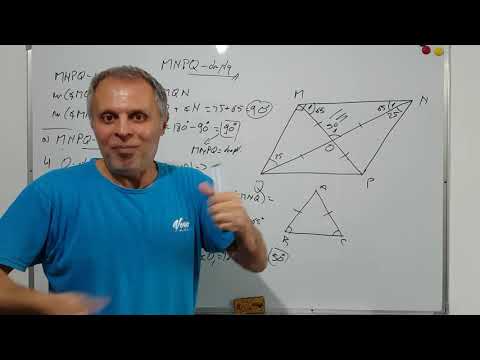 lecții 37: DREPTUNGHIUL 6 - demonstrăm că un paralelogram e dreptunghi, centru simetrie, unghiuri