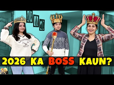 2026 KA BOSS KAUN | New job for New Year | Comedy Family Vlog | Aayu and Pihu Show