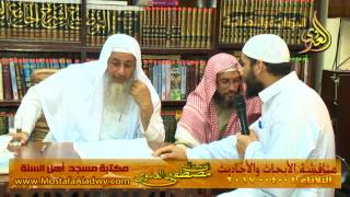 مناقشة الأبحاث والأحاديث بمكتبة مسجد أهل السنة بمنية سمنود 04 04 2017 1