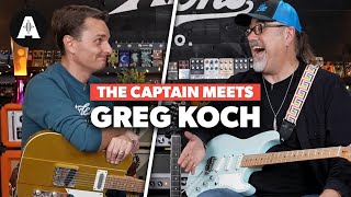 Video thumbnail for The Captain Meets Greg Koch! by Andertons Music Co