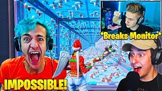 CIZZORZ REACTS TO STREAMERS TRYING HIS *IMPOSSIBLE* OBSTACLE COURSE! - FORTNITE
