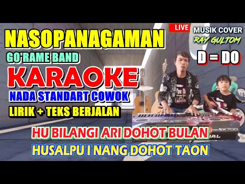 KARAOKE SOPANAGAMAN - NADA STANDART COWOK  - Ciptaan Willy Hutasoit
