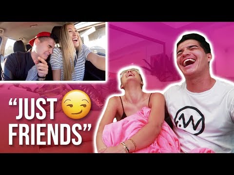 REACTING to Old Vlogs BEFORE WE DATED!! Video