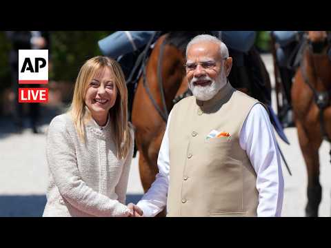 LIVE: Giorgia Meloni meets with India’s PM Modi in Italy