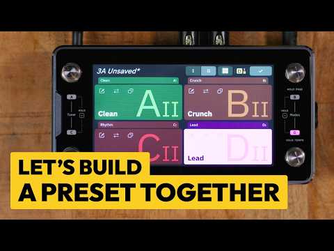 Building Presets on Quad Cortex mini (Full CorOS 4.0.0 Walkthrough)