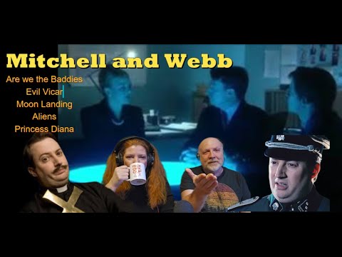 Mitchell and Webb - Are we the Baddies,  Evil Vicar,  Moon Landing, Aliens,  Princess Diana