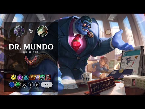 Dr. Mundo Top vs Riven - EUW Grandmaster Patch 12.6