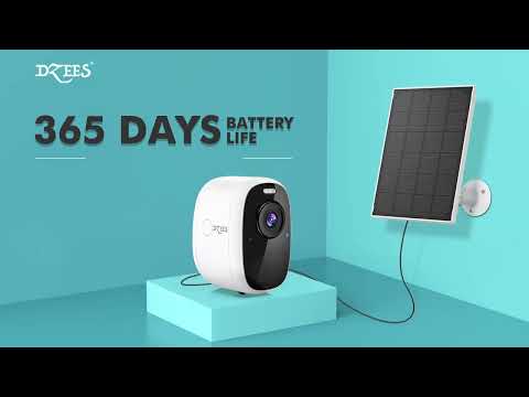 Dive into Clarity and Convenience with Dzees Camera G1K: Wireless Security Camera with Solar Panel