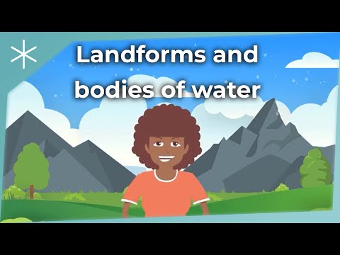 Landforms and bodies of water