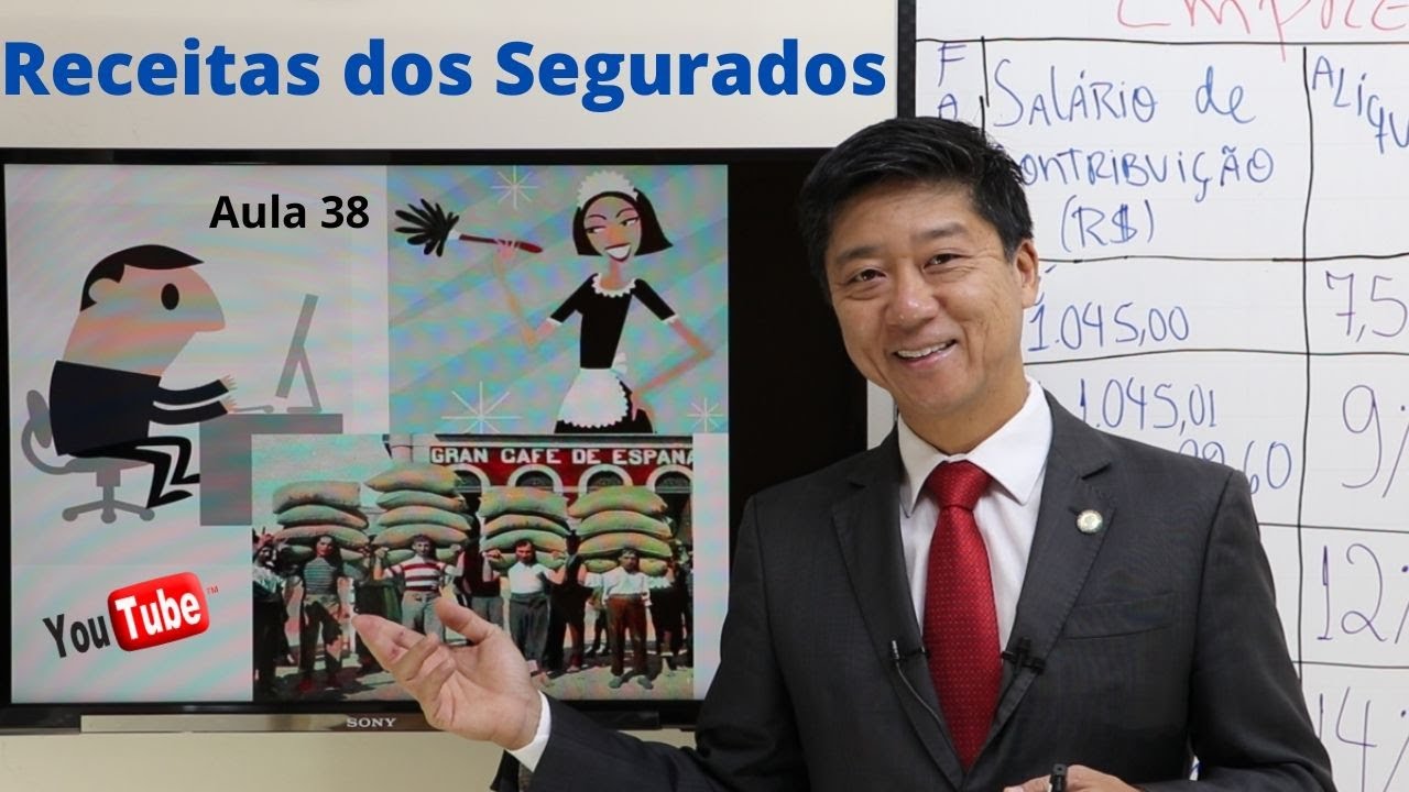 Direito Previdenciário - Receitas dos Segurados do RGPS - Empregados - aula 38 - Prof Eduardo Tanaka