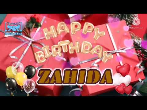 happy birthday zahida | zahida name birthday status