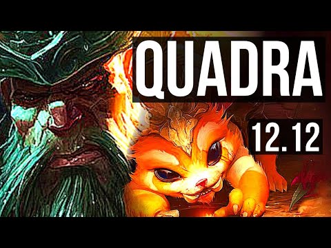 GP vs GNAR (TOP) | Rank 2 GP, Quadra, Rank 17 | KR Challenger | 12.12