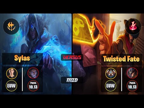 Caps SYLAS (Mid) [Conqueror] VS TWISTED FATE - Challenger EUW Patch 10.13
