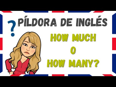 HOW and WHEN to use **HOW MUCH and HOW MANY** in ENGLISH 🙄