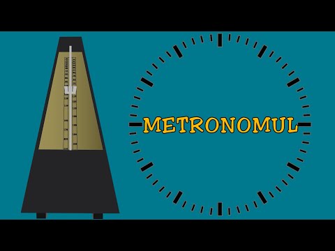 Metronomul - Educație muzicală, Lecții de pian, Teorie muzicală - The metronome