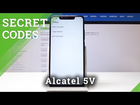 CODES ALCATEL 5V - Secret Menu / Alcatel Hidden Mode