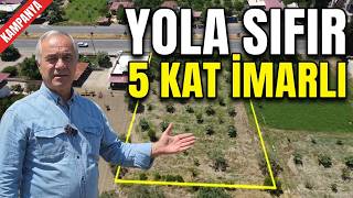 AYDIN'DA SATILIK ARSA 980 MK ASFALT YOLA CEPHE ALTI DÜKKAN ÜSTÜ DAİRE 5 KAT İMAR