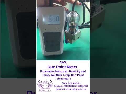 Due Point Meter To Measure Dry Air