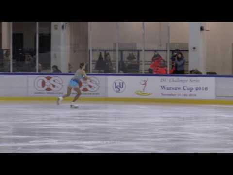 15 Antonina DUBININA SRB FS Ladies ISU CS Warsaw Cup 2016