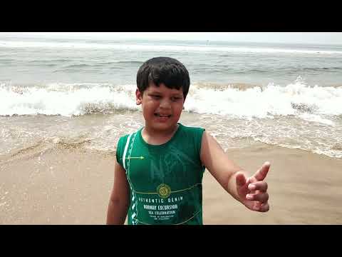 Enjoying in Puri beach