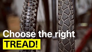 Choose the right tread pattern | Understand Bike Tires #ebike #electricbike #cycling