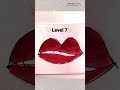 Realistic Glossy Lips Art Drawing🎨 || #shorts #viral #art #makeup || How to draw easy lips 👄