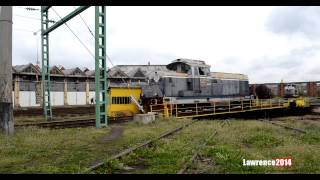 preview picture of video '[TURNTABLE]Shunting Locomotives in Dej Triaj depot'