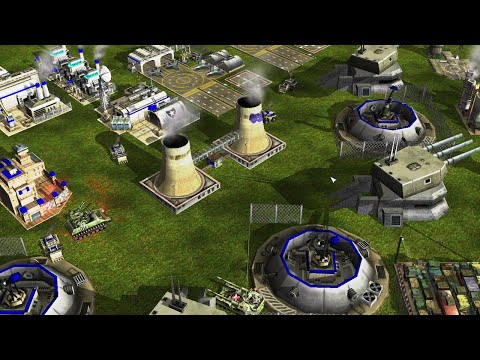 USA Supreme + NUKE Aurora vs 7 RANDOM CHINA - Command & Conquer Generals Apocalyptic