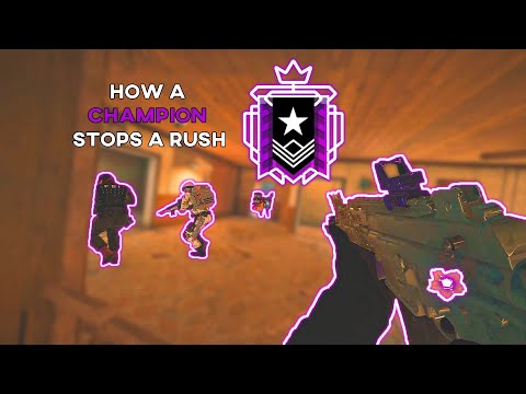 How A CHAMPION Stops A Rush Ranked Highlights - Rainbow Six Siege