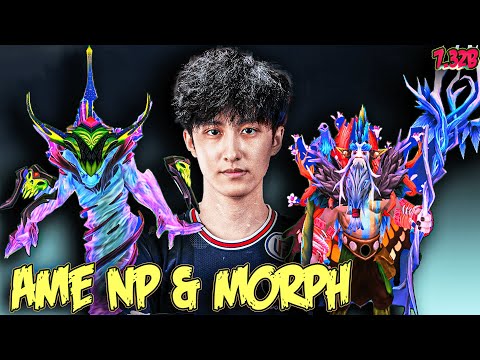 Ame Morphling and Nature Prophet 2 Quick Games Dota 2 Pro Highlights 7.32b