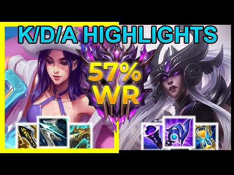 【 Caitlyn 】vs Syndra - MASTER - Carry - Patch 11.16 - K/D/A Highlights